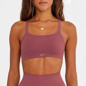 SETactive Sculptflex Box X Bra in Canyon, Size Small